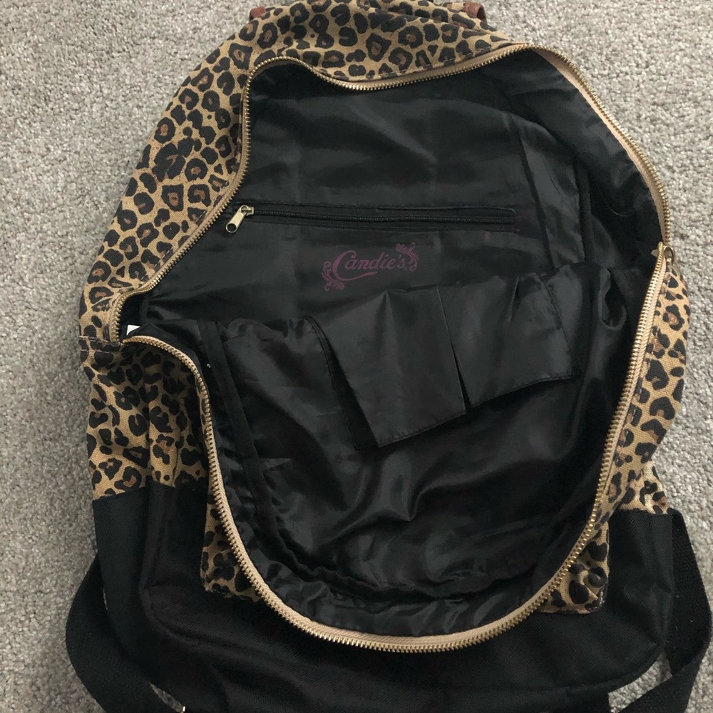 Leopard Print Backpack - Picture 2 of 4